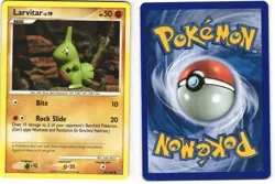Larvitar Common Pokemon TCG Stormfront 63/100 LP - Image 3