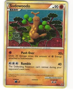 Sudowoodo Holo Pokemon TCG HGSS Unleashed 9/95 MP - Image 1