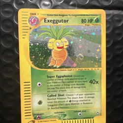 2003 Exeggutor H10/H32 Aquapolis Holo Rare SWIRL LP-NM E-Reader Pokemon Card - Image 2
