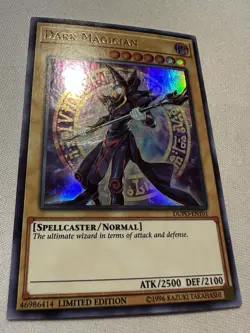 Yu-Gi-Oh! Dark Magician DUPO-EN101 Ultra Rare Limited Edition HP (see photos) - Image 2