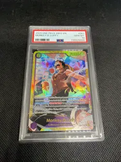 Monkey D Luffy 2025 ONE PIECE EB02 English Secret Rare #061 PSA 10 - Image 1