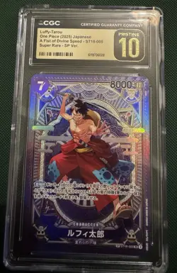 Luffy-Tarou ST18-005 SP OP11 Japanese One Piece CGC 10 Pristine - Image 3
