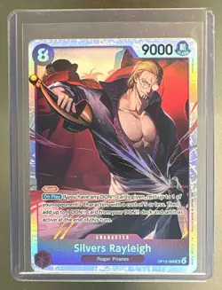 Silvers Rayleigh 2025 One Piece Carrying On His Will #OP13-066 Super Rare - Image 1