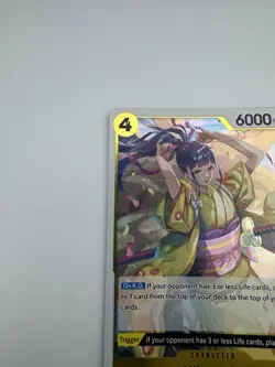 ONE PIECE Kikunojo OP06-104 Wings of the Captain Rare Foil NM - Image 2