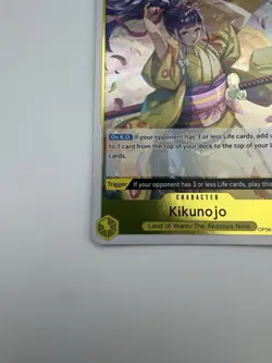 ONE PIECE Kikunojo OP06-104 Wings of the Captain Rare Foil NM - Image 4