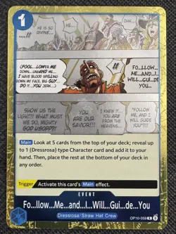 Fo…llow…Me…and…I…Will…Gui…de…You | OP10-059 NM | R | Royal Blood | One Piece TCG - Image 1