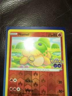 Numel Peelable Ditto Reverse Holo Pokemon Go TCG Card 013/078 Unpeeled NM - Image 5
