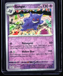 2023 Scarlet & Violet - 151 Gengar #94 Reverse Holo Rare Pokemon Card - Image 1