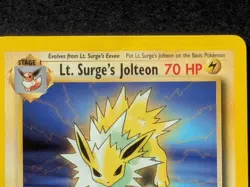 Lt. Surge's Jolteon 28/132 Gym Challenge Rare Pokemon Card Excellent Condition - Image 4