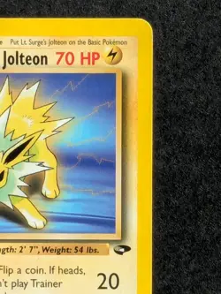 Lt. Surge's Jolteon 28/132 Gym Challenge Rare Pokemon Card Excellent Condition - Image 5