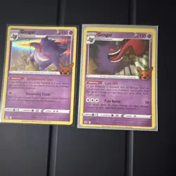 Pokemon TCG 2-Card Lot Gengar Promo SWSH052 SWSH053 Ability Foil 2021 English - Image 1