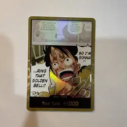 One Piece TCG OP15 Gold Don!! Card English Adventure on Kami’s Island Luffy CCG - Image 1