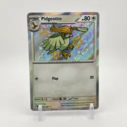Pokemon Cards Pidgeotto 197/091 Paldean Fates Shiny Rare - Image 1