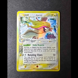 Pidgeot EX Holon Phantoms 14/110 Reverse Holo Stamped Rare Pokemon Card HP/DMG - Image 1