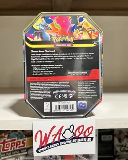 Pokemon TCG: Mega Charizard Y Factory Sealed Card Tin - Image 2