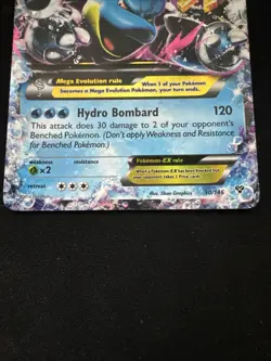 M Blastoise EX 30/146 Ultra Rare XY Base Set Pokemon Card - Image 5