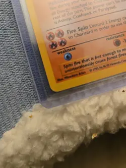 Pokemon TCG Base Set Charizard 4/102 Holo Rare 1999 Vintage Card Shadowless - Image 2