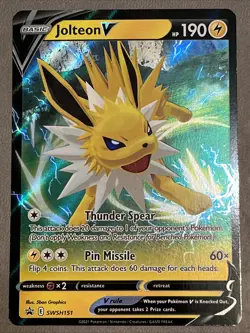 Jolteon V SWSH151 SWSH: Sword & Shield Promo Cards Holo - Image 1