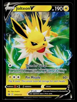 🎴Jolteon V #SWSH151 SWSH: Sword & Shield Promo Cards Promo Near Mint + - Image 1