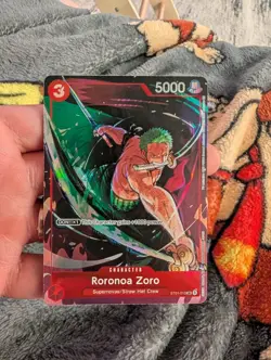 One Piece Roronoa Zoro ST01-013 Holo Character Card One Piece CCG - Image 1