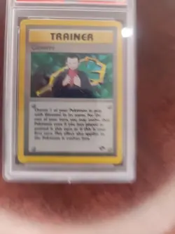 Giovanni Trainer Gym Challenge Holo Pokemon Card WOTC Near Mint PSA 7 - Image 5
