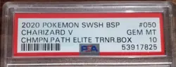 Pokemon Charizard V Black Star Promo Gem Mint PSA 10 Holo Card #050 - TCG - Image 3