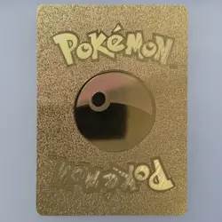 Pokemon Pikachu V 160hp Gold Foil Fan Art Collector Card TCG - Image 2