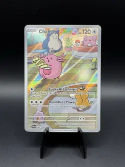 Chansey 187/167 IR Illustration Rare SV06 Twilight Masquerade Pokemon Card NM - Image 1