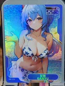 Ganyu SSR SSR-026 Senpai Goddess Haven Series 4 Story CCG Anime Card - Image 1