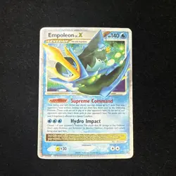 Empoleon LV.X DP11 Ultra Rare Black Star Promo Pokemon Card HP - Image 1