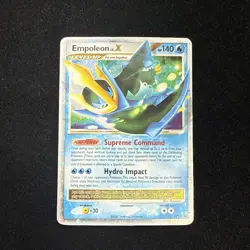 Empoleon LV.X DP11 Ultra Rare Black Star Promo Pokemon Card HP - Image 2