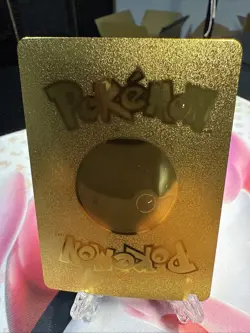 M Rayquaza EX Gold Foil HP 700 Fan Art Display Card Roar Of Time 💥💥💥💥￼ - Image 2