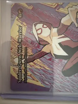 Magic the Gathering Spider-Gwen Web-Warrior Borderless Card #24 - Image 2