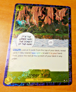 ONE PIECE ENGLISH CARD HOLO GAME CARTE Upper Yard OP05-117 MINT - Image 1