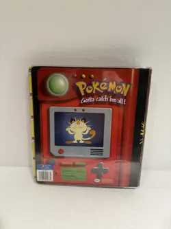 1997 Pokemon pikachu Ash Trading Card Album Vintage 3 Ring Binder vintage - Image 4