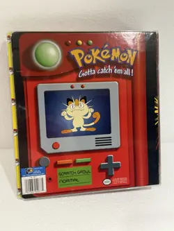 1997 Pokemon pikachu Ash Trading Card Album Vintage 3 Ring Binder vintage - Image 5