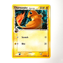 Charmander 49/100 Pokemon TCG Card Delta Species Crystal Guardians Non-Holo LP - Image 1