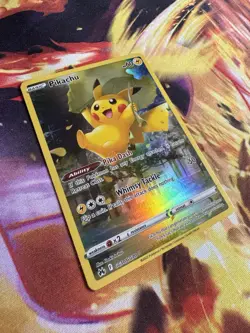 Pikachu GG30/GG70 Crown Zenith: Galarian Gallery Holo Full Art Pokemon Card TCG - Image 2