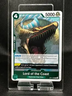 Lord of the Coast OP11-028 English R A Fist of Divine Speed One Piece Card Game - Image 1