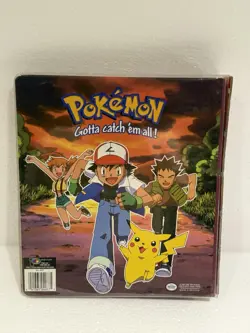 Vintage Nintendo 1999 Ash Brock and Misty Pokemon 3-Ring Card Binder Used - Image 4