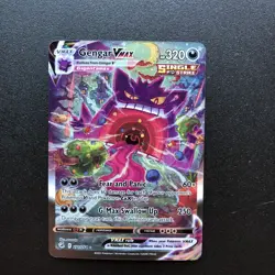 Pokemon 2021 Fusion Strike Gengar VMAX 271/264 Full Art Holo Secret Rare - Image 1