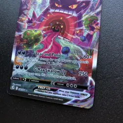 Pokemon 2021 Fusion Strike Gengar VMAX 271/264 Full Art Holo Secret Rare - Image 3