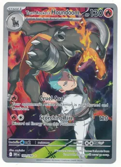 2025 POKEMON DRI EN-DESTINED RIVALS #191 TEAM ROCKET'S HOUNDOOM MINT - Image 1