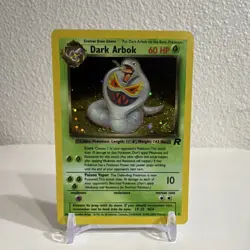 SWIRL - Pokemon Dark Arbok 2/82 Team Rocket Holo Rare with Swirl in Bottom Right - Image 1