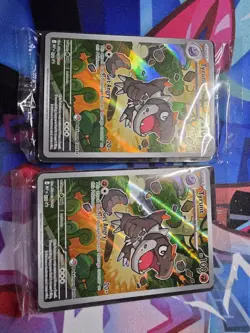 Pokemon TCG: Perfect Order 2x Tyrunt 070 Pokemon Center Stamped ETB Promo NM - Image 1