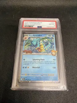 Misty's Gyarados #049 Holo Rare Pokemon TCG Destined Rivals PSA 8 NM-MT - 5831 - Image 1