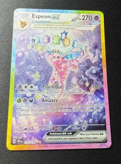 Pokemon Espeon ex 155/131 Prismatic Evolutions EX Holo 270 HP Special Rare - Image 1