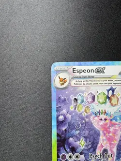 Pokemon Espeon ex 155/131 Prismatic Evolutions EX Holo 270 HP Special Rare - Image 2