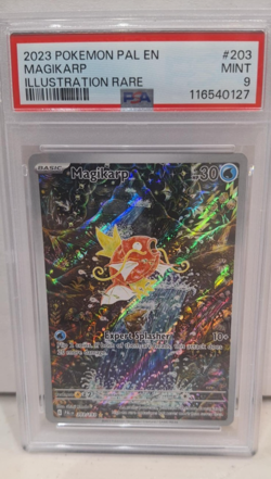 Pokemon -Magikarp - Holo Illustration Rare #203/193 - Paldea Evolved - PSA 9 - Image 1