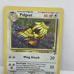 Pidgeot 14/130 Holo Rare Pokemon 2000 Base Set 2 MP WOTC - Image 2